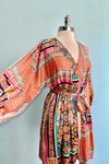 Colorful Bohemian Patchwork Mini Shirt Dress by Molly Bracken