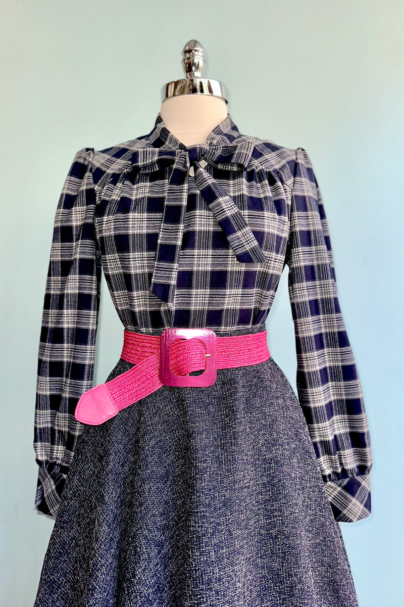 Jemima Tartan Blouse by Hearts & Roses London