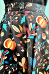 Pumpkins and Leaves Full Skirt by Eva Rose