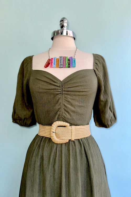 Straw Elastic Belt in Multiple Colors