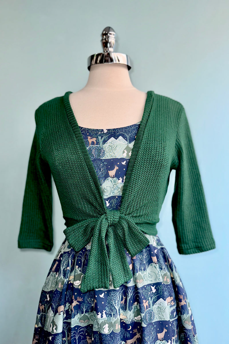 Green Knit Sweet Sweater by Heart of Haute