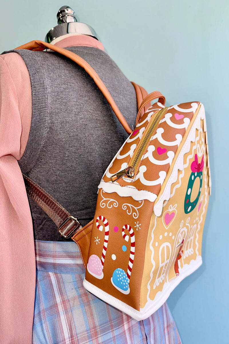 Gingerbread House Glow-in-the-Dark Backpack – Modern Millie