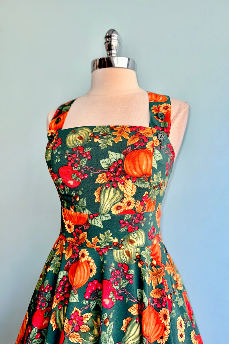 fall leaf print dress YOURS Plus Size Black Palm Leaf Print Dress