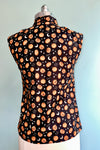 Moons and Jack O' Lantern Bow Top by Retrolicious