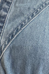 Denim Tiered Button Down Maxi Dress