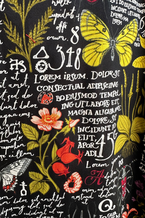 Botanical Butterfly Fold-Over Dress by Eva Rose