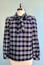 Jemima Tartan Blouse by Hearts & Roses London
