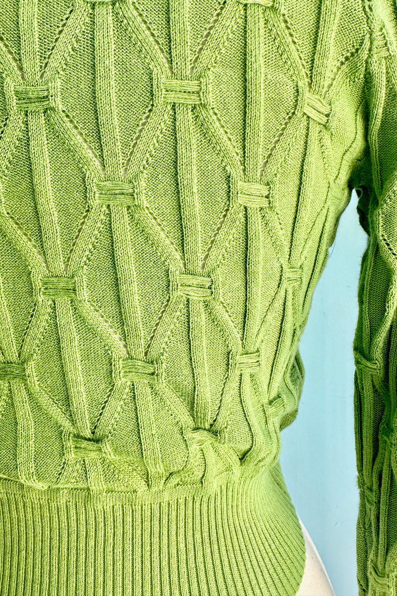 Green Eden Bolero Sweater by Banned