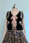 Beige Mock Neck Top with Bows by Lili Sidonio