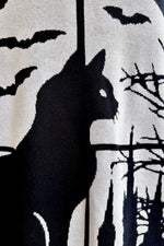 Lunaire Cat Window Sweater Dress by Banned