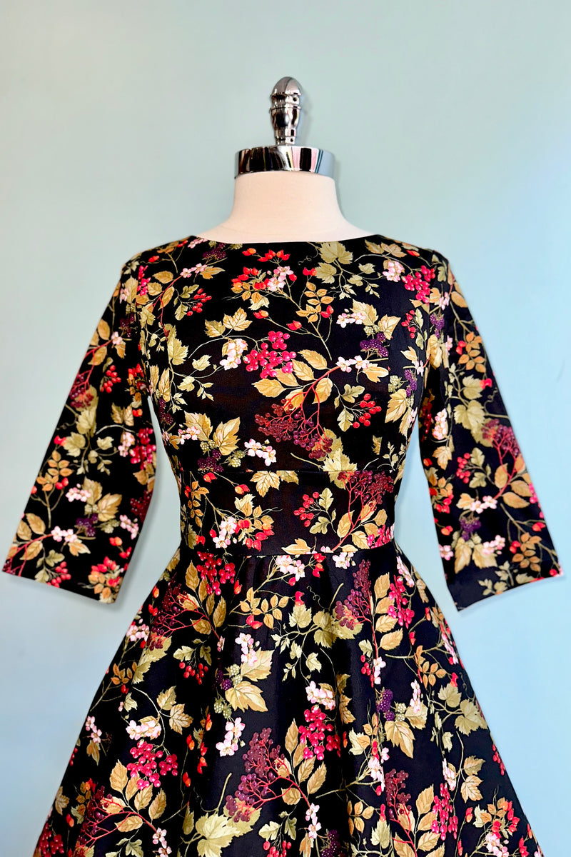 Edwina Autumn Dress by Hell Bunny