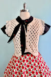 Crochet Vest in Ivory by Tulip B.