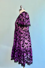 Raven Dress in Potion Purple by Wax Poetic