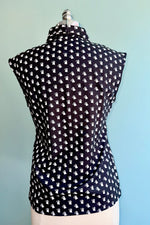 Tiny Ghosts Bow Top by Retrolicious