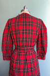 Red Plaid Shirtwaist Yanis Dress