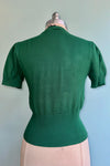 Green Christmas Short Sleeve Sweater