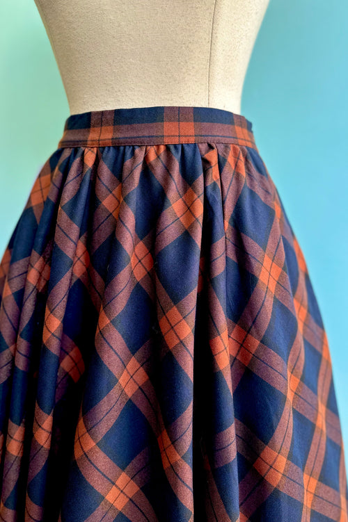 Parker Plaid Skirt by Hearts & Roses London