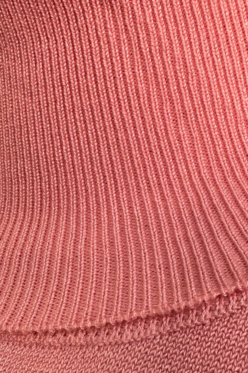 Dusty Pink Long Sleeve Turtleneck Sweater