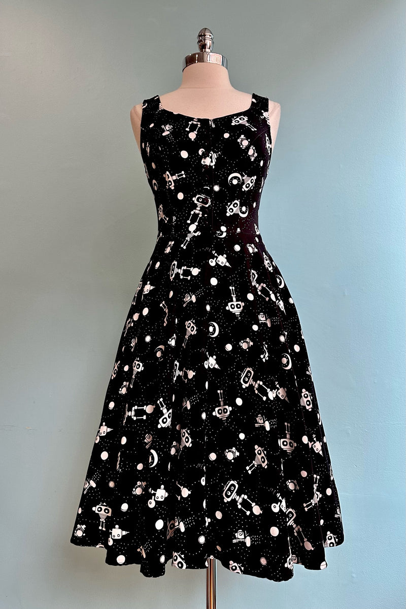 Robots Heidi Dress by Miss Lulo