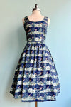 Burrowing Wildlife Fit & Flare Dress by Retrolicious