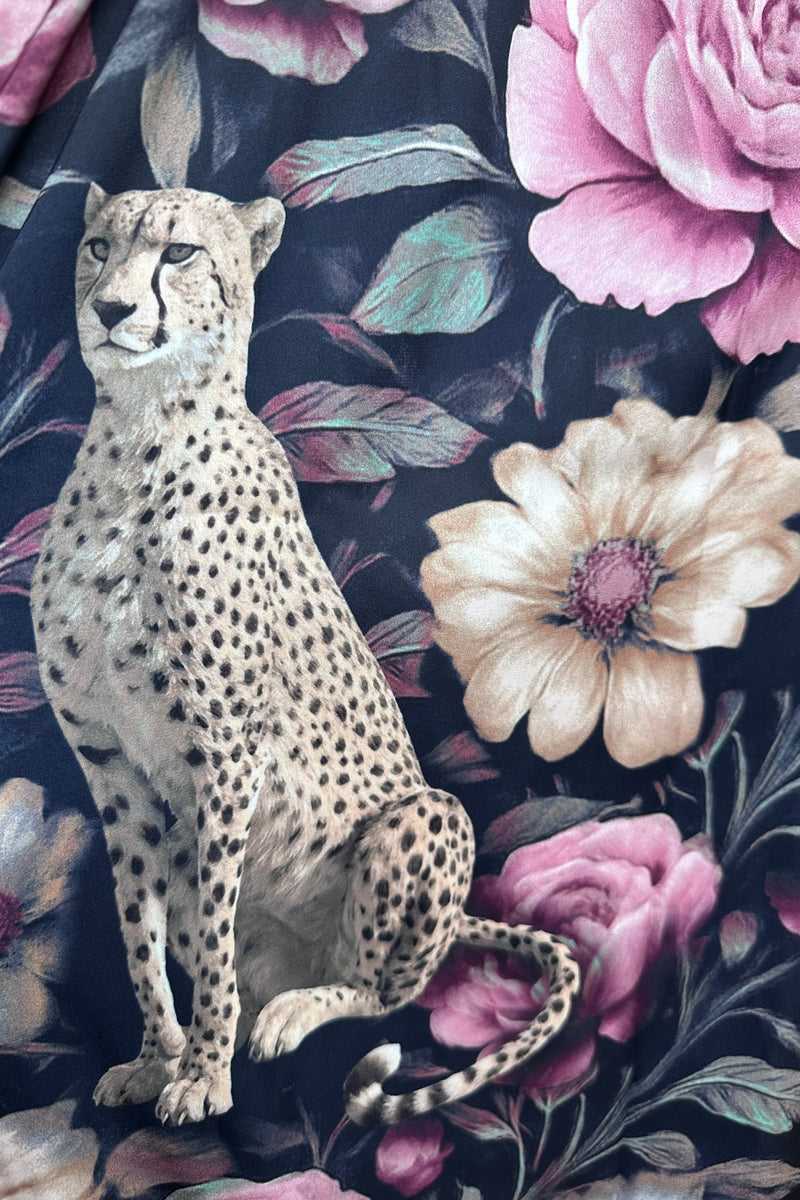 Floral Noir Cheetah Pants – Modern Millie