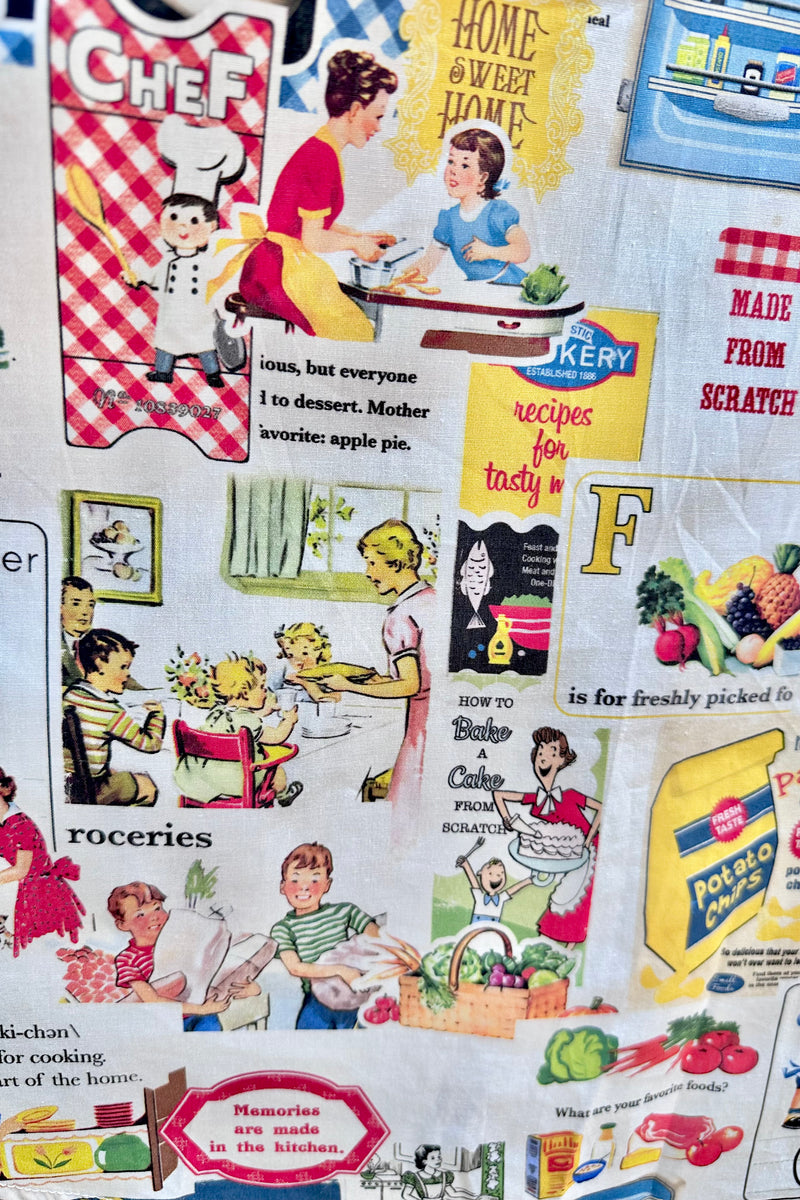 Vintage Kitchen Print Full Skirt by Tulip B.