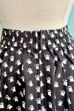 Tiny Ghosts Skater Skirt by Retrolicious