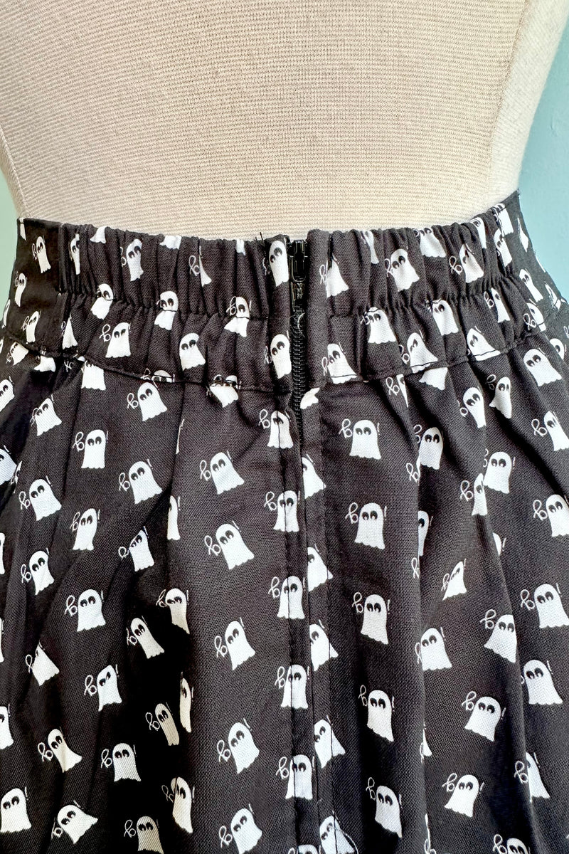 Tiny Ghosts Skater Skirt by Retrolicious