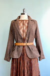 Brown Tweed Wool Lina Blazer by Timeless London