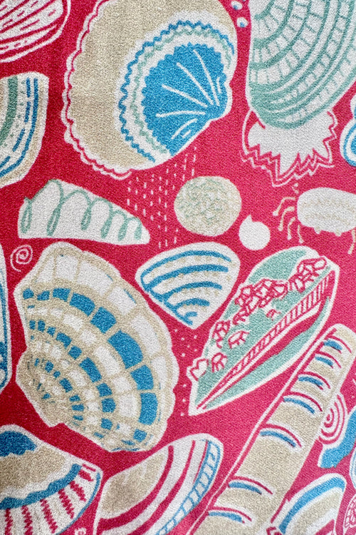 Dark Coral Shells Peggy Top by Palava