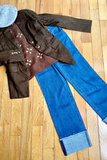 34" Cuffed to 30" Mid Rise Straight Jeans by 1822 Denim