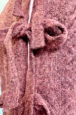 Chestnut Knit Tie Front Vest
