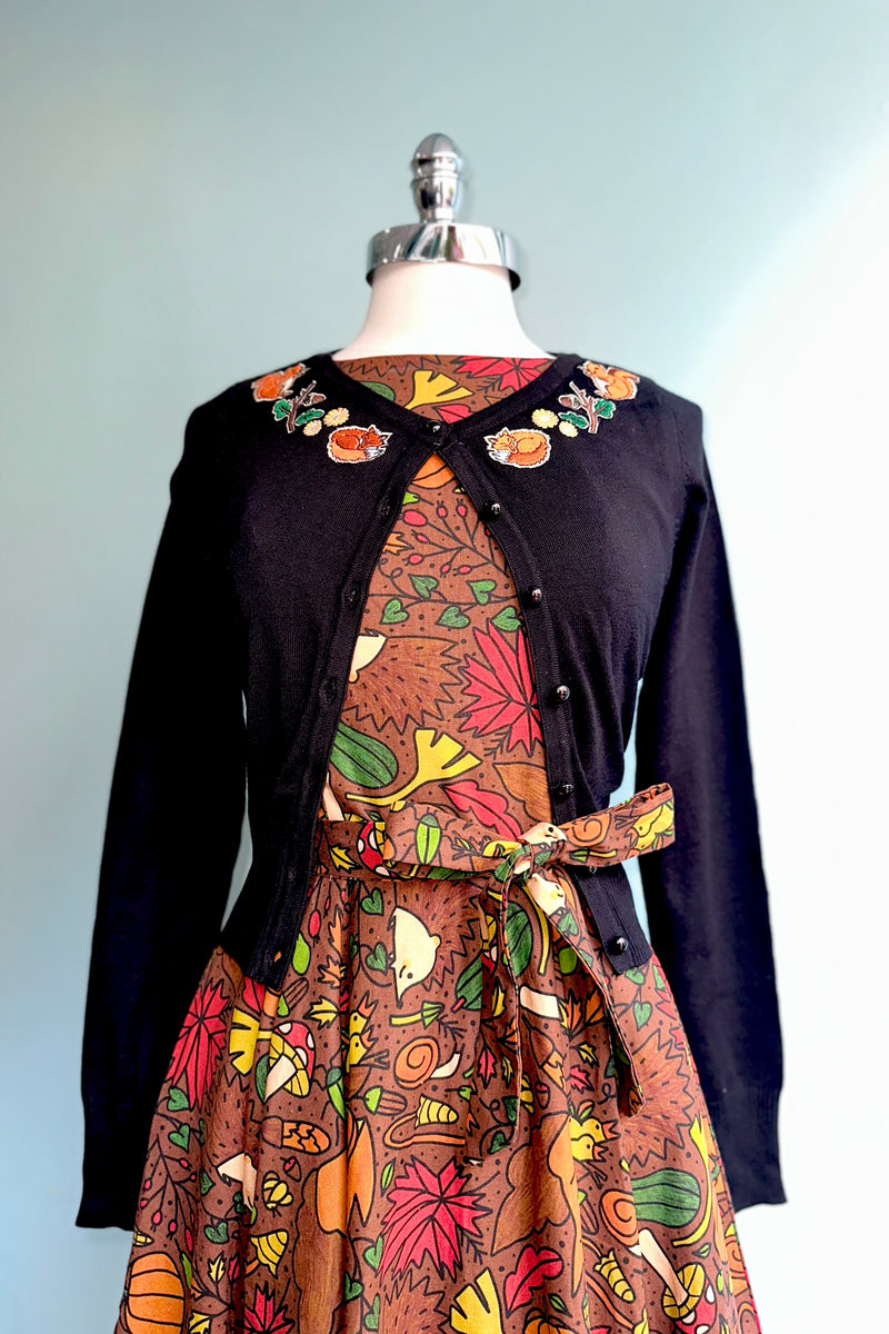 Woodland Chester Cardigan by Hell Bunny