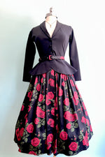 Roses Pleated Skirt by Banned
