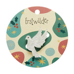 Christmas Dove Mini Brooch by Erstwilder