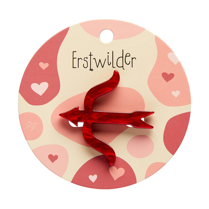 Cupid's Bow Simplified Mini Brooch by Erstwilder