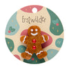 Gingerbread Man Simplified Mini Brooch by Erstwilder
