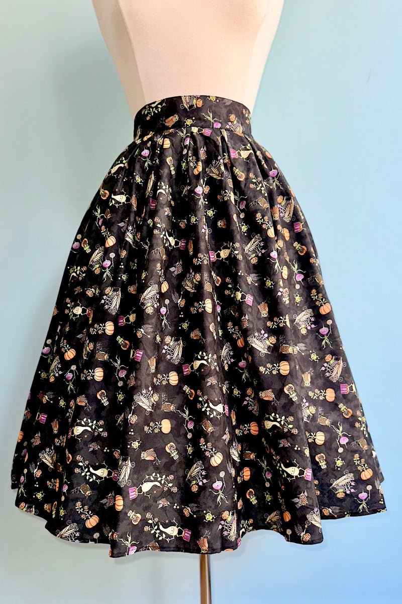 Squash Doris Skirt in Green by Retrolicious