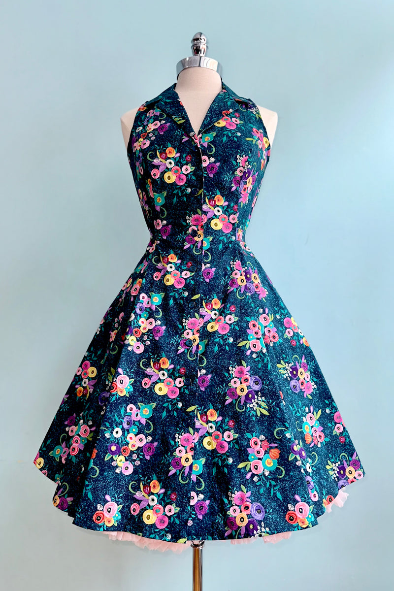 vintage floral dresses Betty Lou Dress in Blair Floral by Heart of Haute Small
