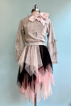 Colorblock Layered Tulle Skirts O/S Multiple Colors