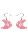 Atomic Boomerang Earrings by Erstwilder in Multiple Colors