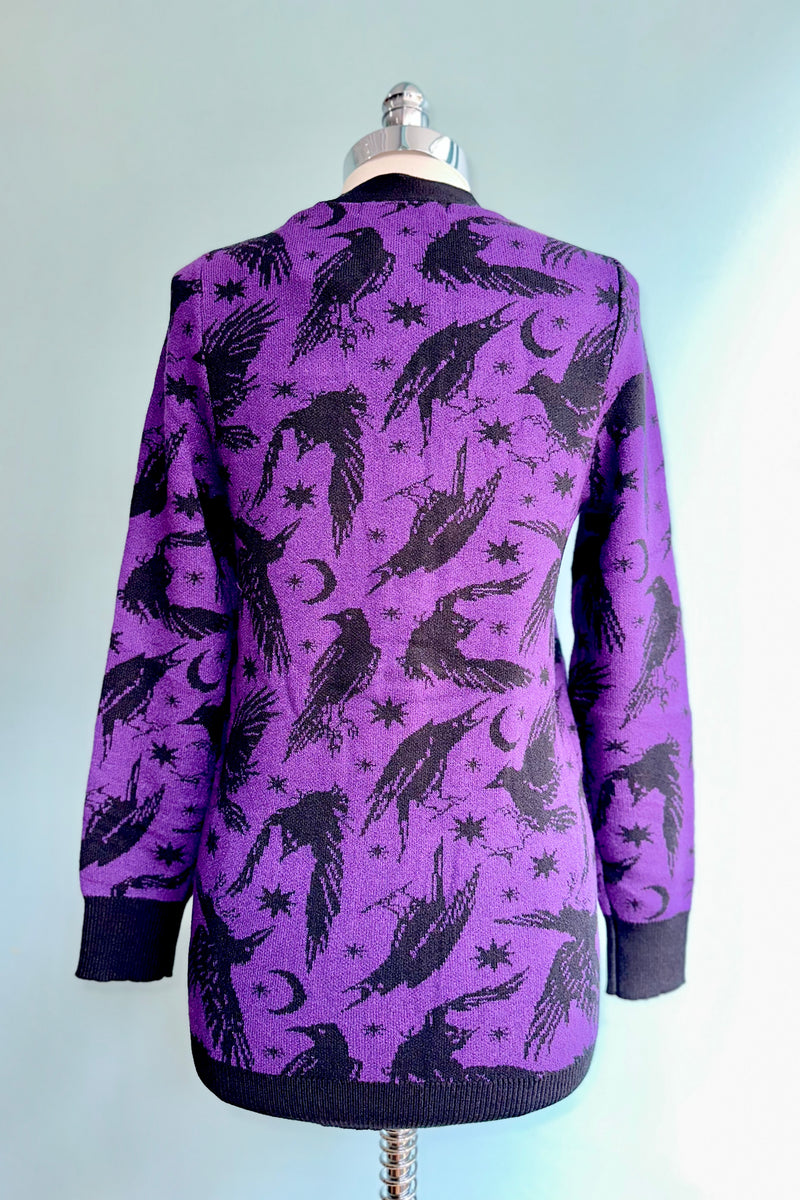 Midnight Raven Fiona Cardigan by Miss Lulo