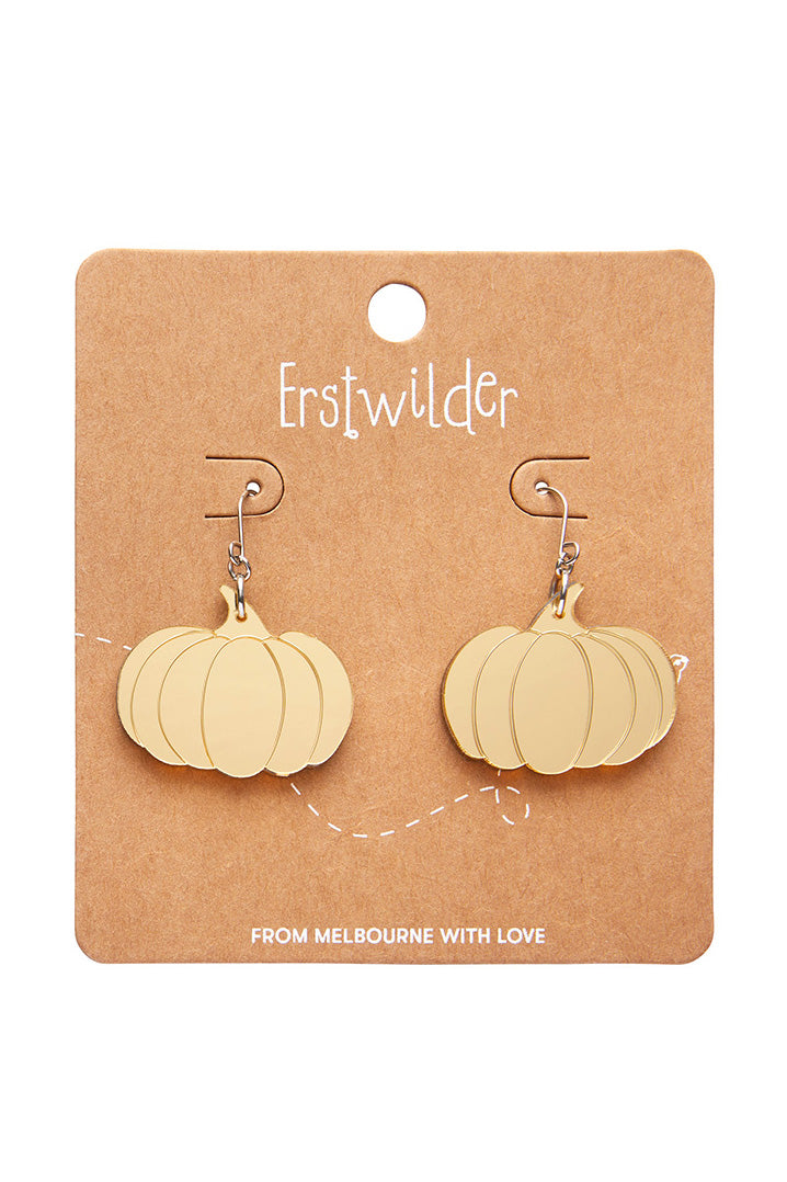 Pumpkin Mirror Essential Earrings by Erstwilder in Multiple Colors