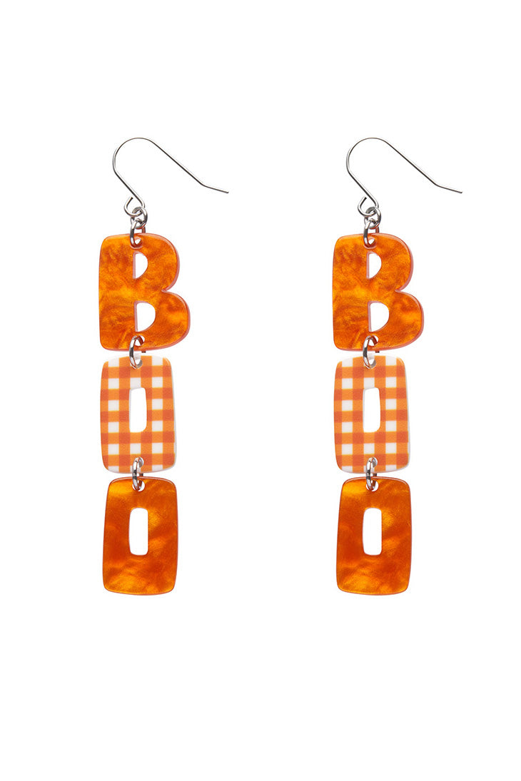 Boo Gingham Essential Earrings by Erstwilder in Multiple Colors