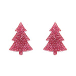 Christmas Tree Stud Essential Earrings by Erstwilder in Multiple Colors