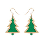 Christmas Tree Drop Essential Earrings by Erstwilder in Multiple Colors