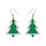 Christmas Tree Drop Essential Earrings by Erstwilder in Multiple Colors