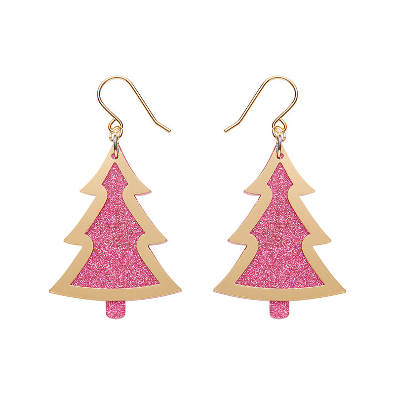 Christmas Tree Drop Essential Earrings by Erstwilder in Multiple Colors