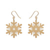 Snowflake Drop Essential Earrings by Erstwilder in Multiple Colors