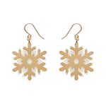 Snowflake Drop Essential Earrings by Erstwilder in Multiple Colors